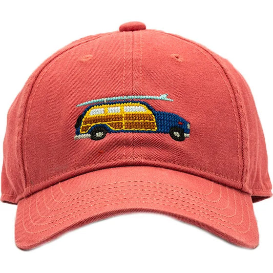 Kids Surf Woody Baseball Hat, New England Red