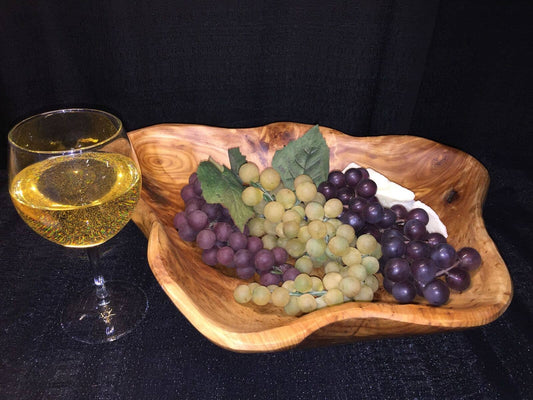 Reclaimed Cypress Wooden Bowl/Platter | Medium-Large