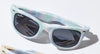 Polarized Tie Dye Sunglasses | Blue/Green