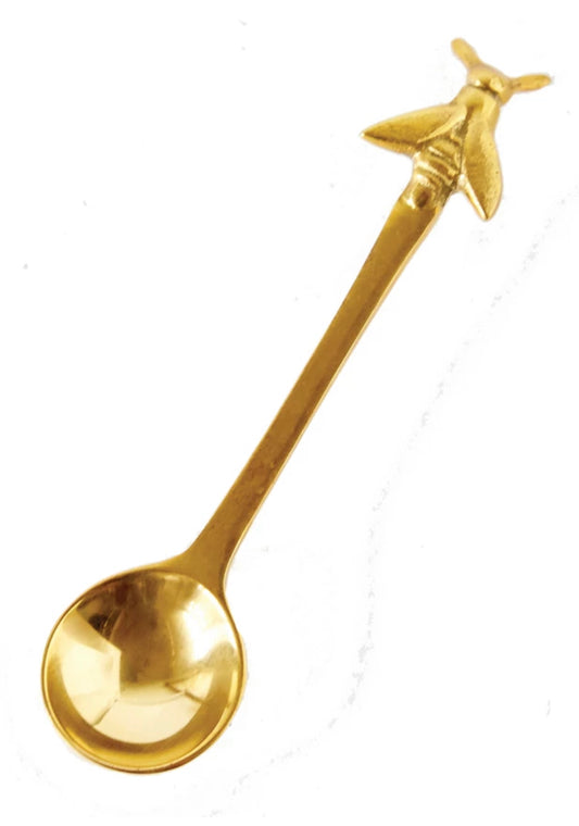 Brass Spoon w/ Bee | Gold