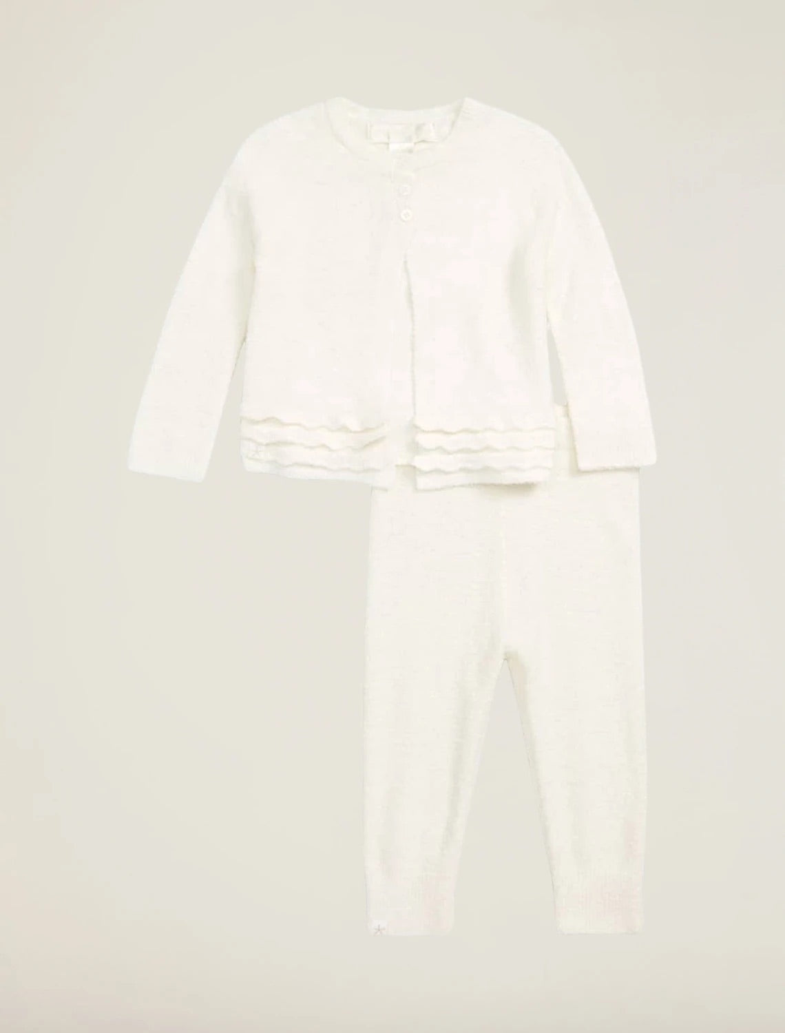 CozyChic Lite® Infant Heirloom Cardi & Pant Set | Pearl