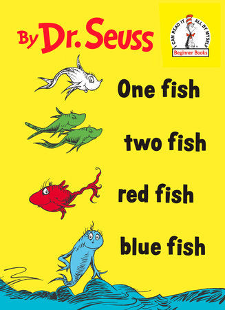 One Fish Two Fish Red Fish Blue Fish Book by Dr Seuss