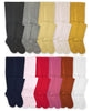 Classic Cable Tights | Heather Grey