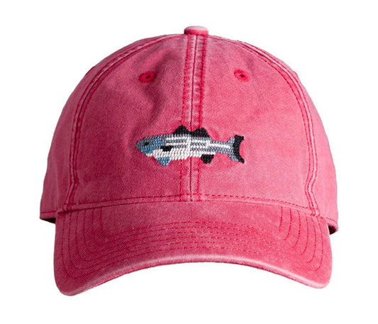 Kids Striped Bass on Weathered Red Hat