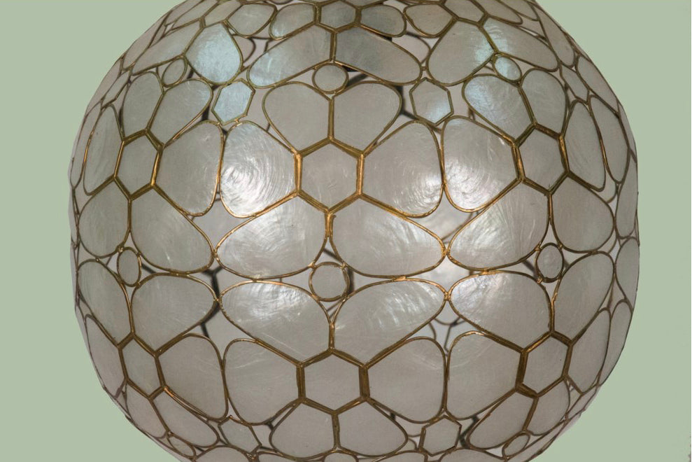 Capiz Shell Pendant Light