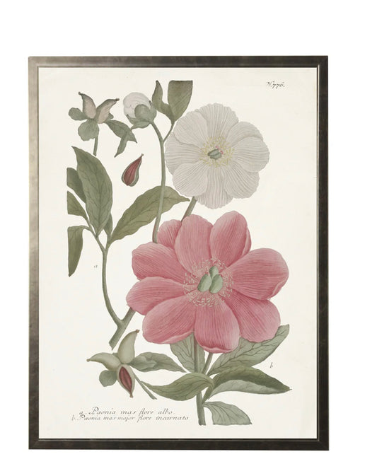 N.776 Leaves w/ Pink Flowers