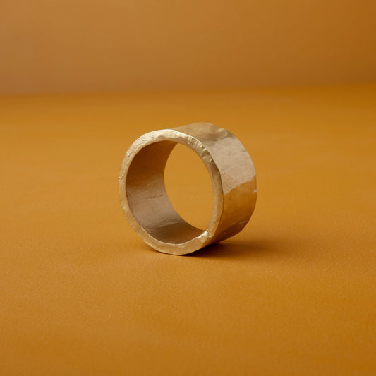 Forged Gold Napkin Ring