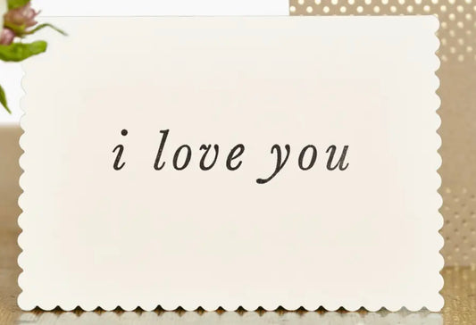 Luxe I Love You Card