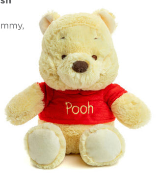 Red Shirt Pooh Small Plush