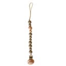 Classic Pacifier Clip - Wood + Shadow Grey