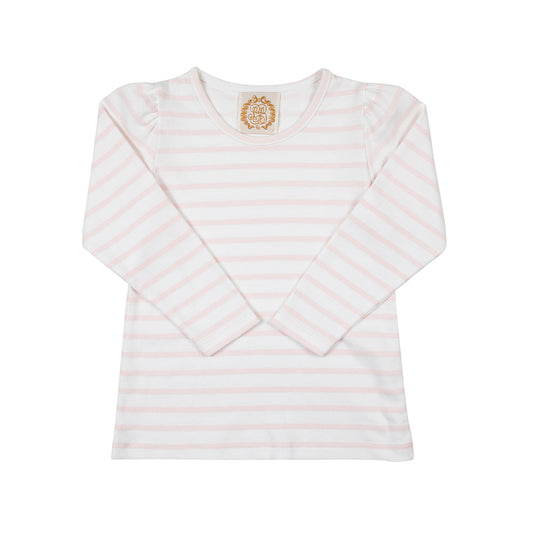 Long Sleeve Penny’s Play Shirt - Palm Beach Pink Stripe