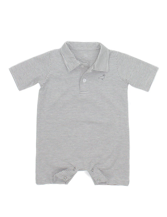 Jackson Polo - Light Grey Stripe