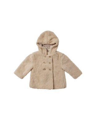 Shearling Coat - Putty