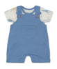 Giraffe Friends Overall Set - Multi Blue